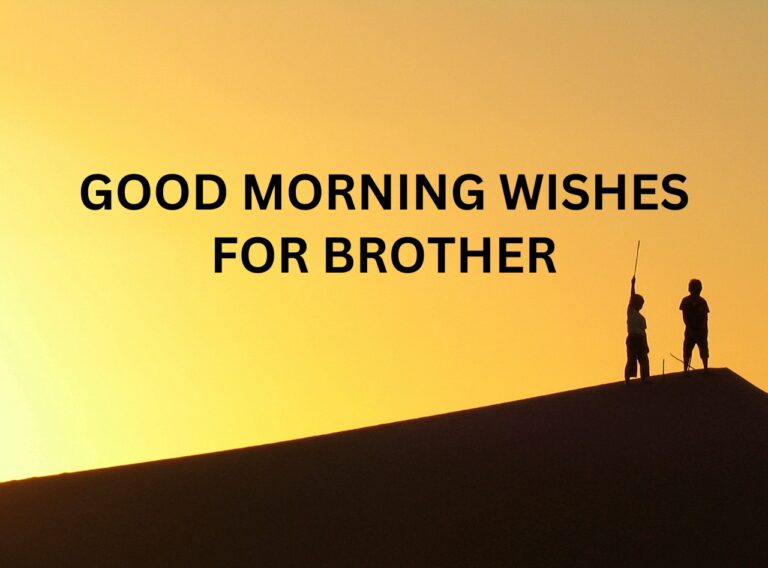 Good Morning Brother