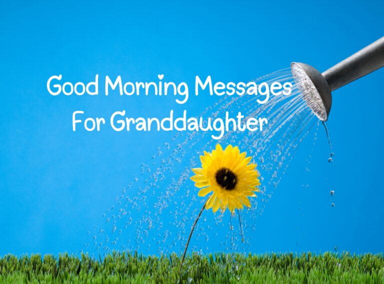 Good Morning Granddaughter