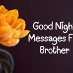 Good Night Messages For Brother