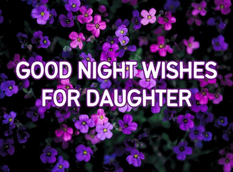 Good Night Wishes For Daughter