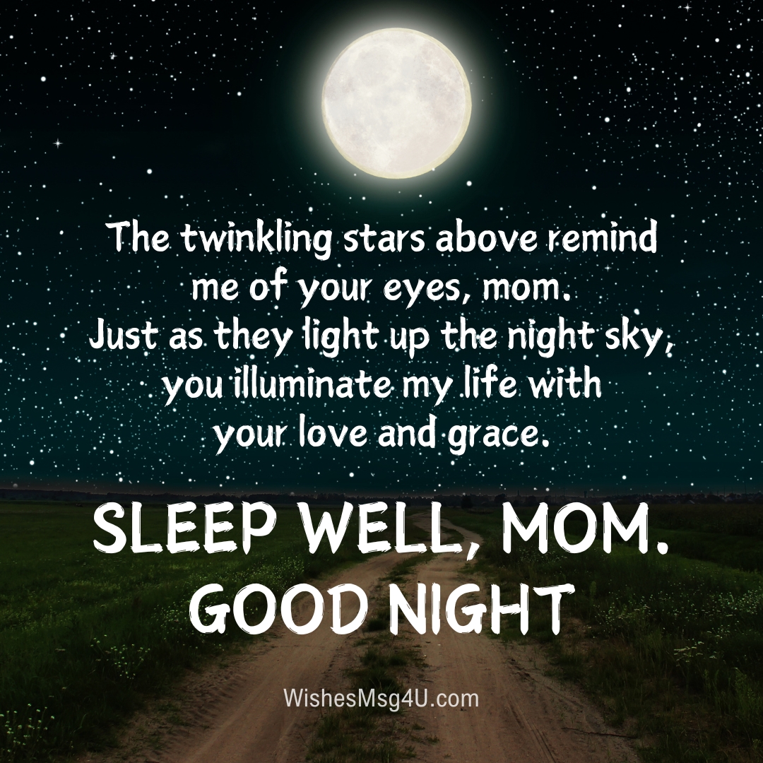 205+ Beautiful Good Night Mom Wishes And Messages