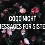 Good Night Messages For Sister