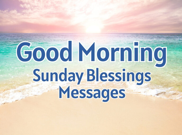 Good Morning Sunday Blessings