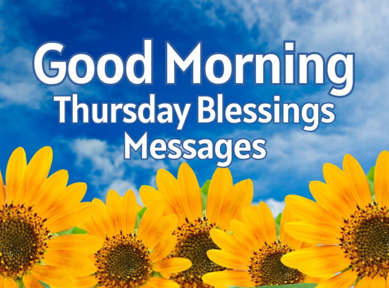 Good Morning Thursday Blessings