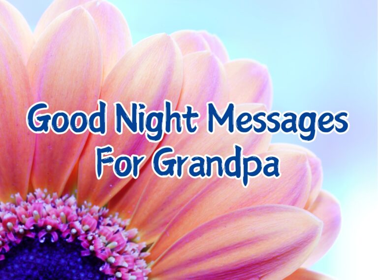 Good Night Messages For Grandpa