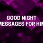 Good Night Messages for Him