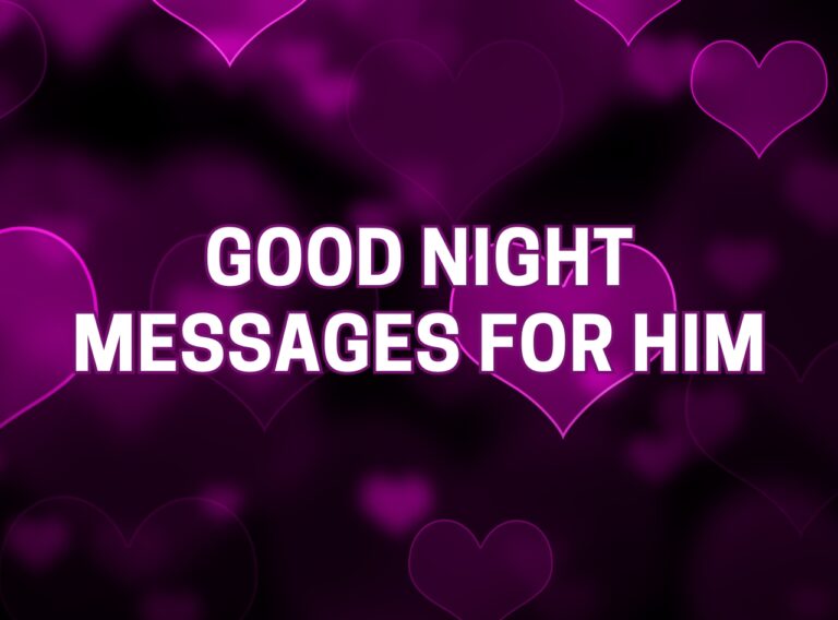 Good Night Messages for Him