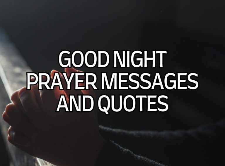 Good Night Prayer Messages