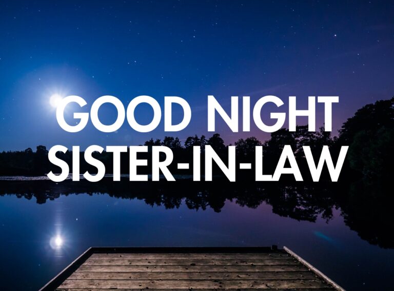 Good Night Sister-In-Law