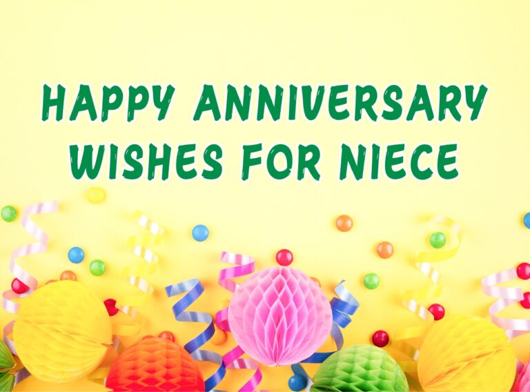 Happy Anniversary Wishes For Niece