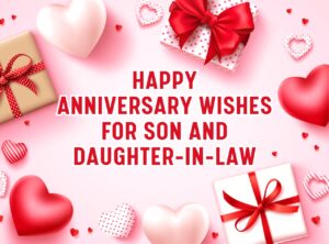 Happy Anniversary Wishes For Son And Daughter-in-Law