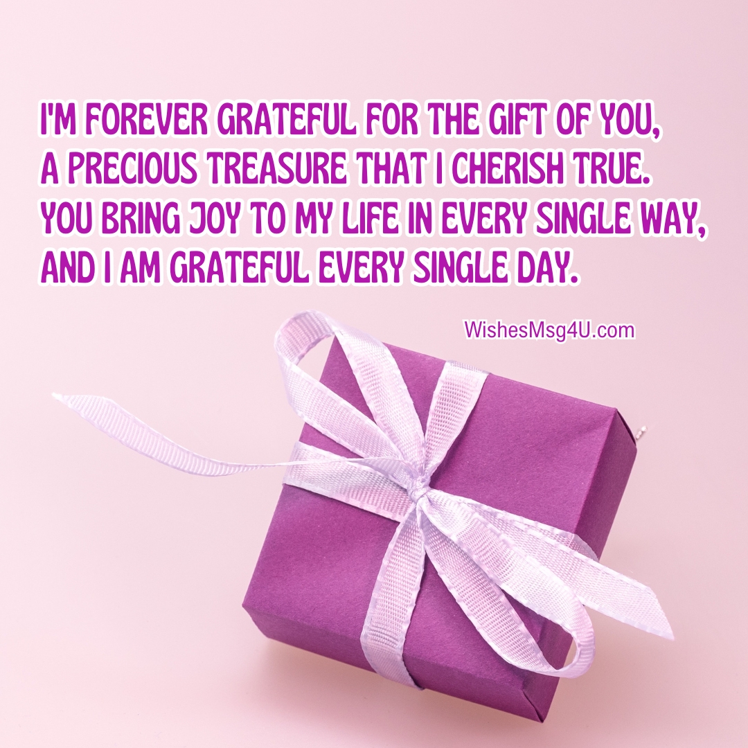 I'm forever grateful for the gift of you, A precious treasure that I cherish true. Love Poems For Kids.