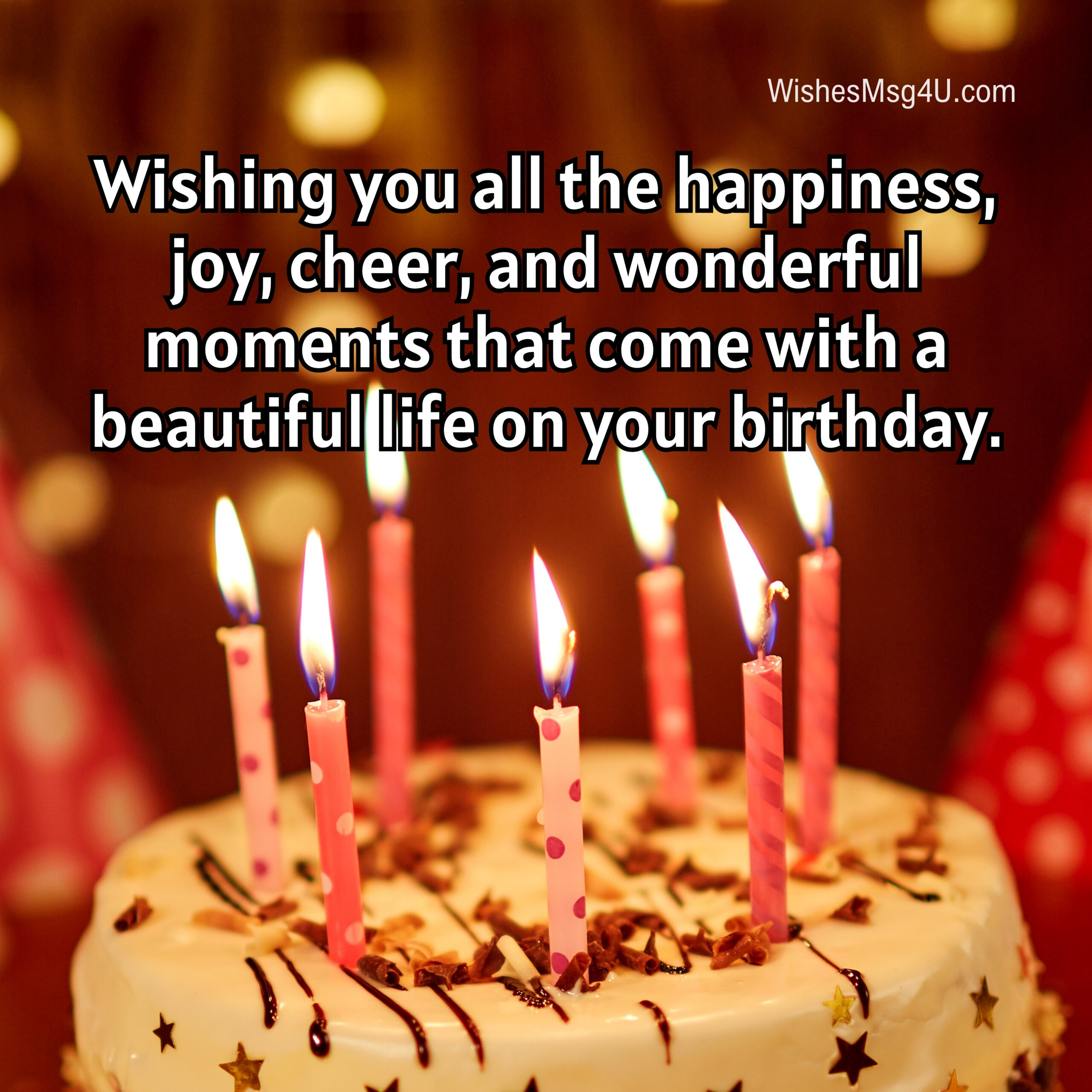 Wishing you all the happiness, joy, cheer, and wonderful moments that come with a beautiful life on your birthday. Happy Birthday Wishes Respected Persons.