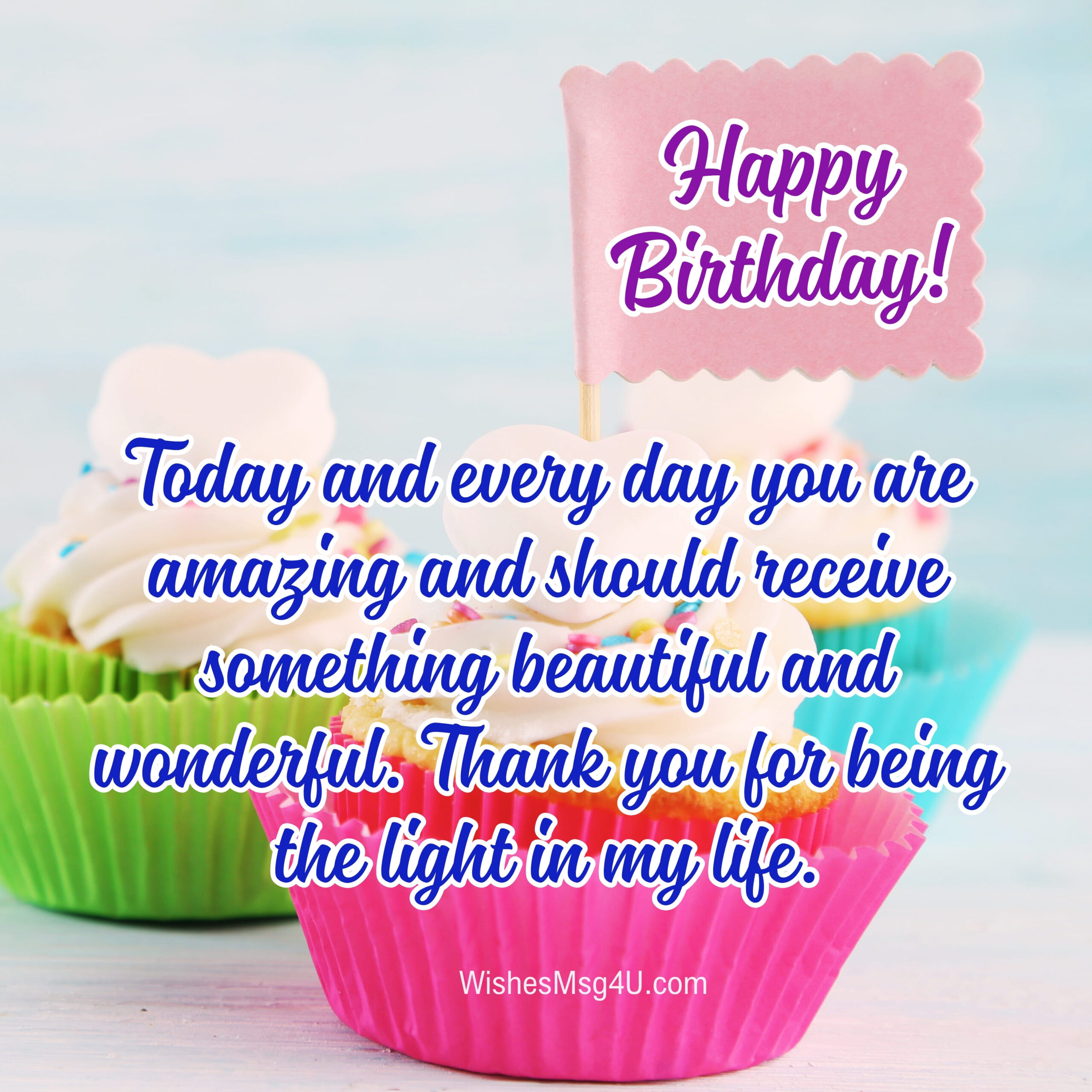Today and every day you are amazing and should receive something beautiful and wonderful. Happy Birthday Boyfriend.